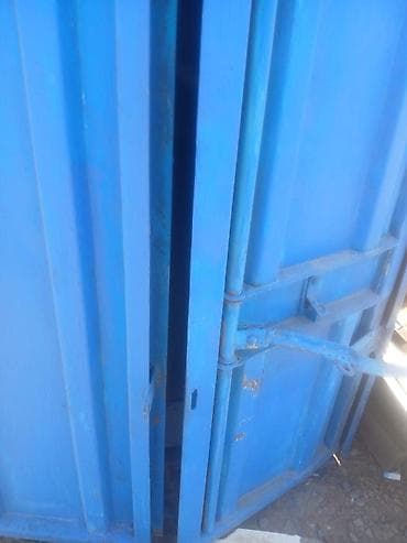 seyf qapi: Mavi metal qapı dəsti - Material: qalın polad konstruksiya — 2