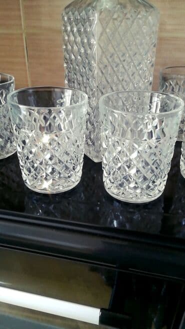 gurcu xengeli satisi: Rəng - Ağ, Xrustal, 7, 1 l, SSRİ — 3