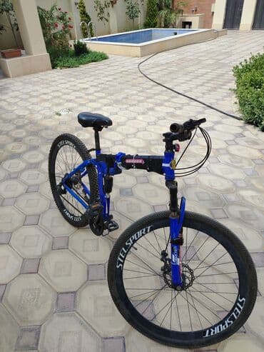 yığılan velosipedlər: İşlənmiş Dağ velosipedi Stels, 29", sürətlərin sayı: 7 — 6