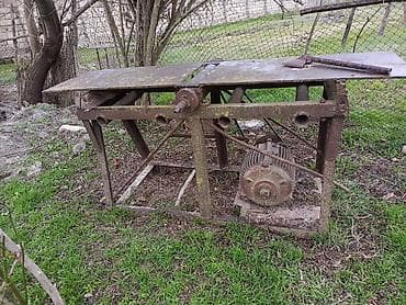 Ev və bağ: Sənaye tipli elektrik mühərrikli dəzgah (kəsici/mişar üçün baza) - — 2