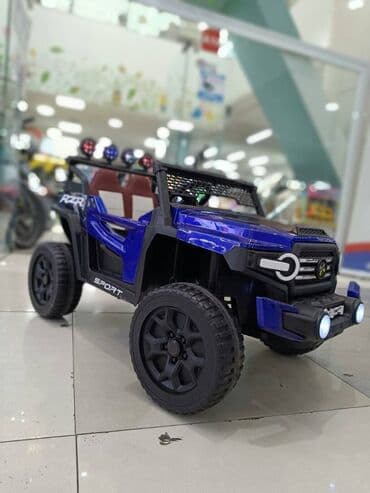 maşınlar uşaq üçün: Tam ötürücülü uşaq elektrik avtomobili SUV 999 Hündür, həcmli və — 1