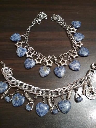 zümrüd qaşlı üzüklər: Колье и браслет,бижутерия.Камни натуральные.Могу доставить к м.Аджеми — 1