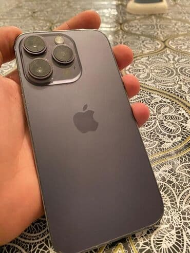 IPhone 14 Pro, 128 GB, Deep Purple, Face ID lalafo.az -da IPhone 14 Pro, 128 GB, Deep Purple, Face ID