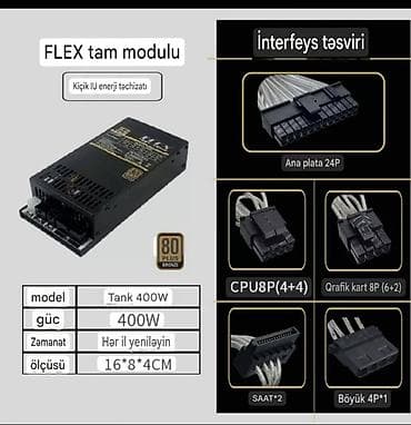 modem wifi tenda: Qida bloku 400 W — 1