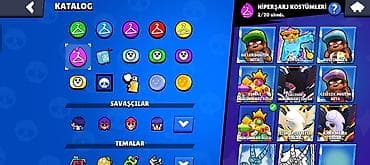 Ювелирные изделия: Brawl Stars oyunu üçün yüksək səviyyəli hesab - Kupa: 53,075+ - — 8
