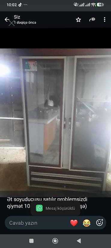 Ət soyuducusu satılır problemsizdi qiymət 1050 ünvan Xırdalan (Aişə)