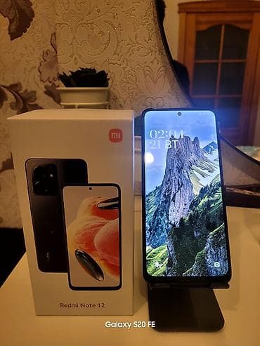 Redmi Note 12, 128 GB, rəng - Qara, İki sim kartlı, Sensor, Barmaq izi — 10