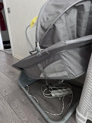 Детская мебель: Coolbaby uşaq beşiyi/elektrik yelləncəyi Tezedir az islenib pul — 4