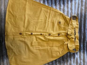 Sarı rəngli qadın yubkası - Model: yüksək bel, A-kəsim midi uzunluq - lalafo.az -da Sarı rəngli qadın yubkası - Model: yüksək bel, A-kəsim midi uzunluq -