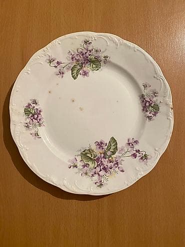 Boşqab, 1900 il, Farfor, Rusiya