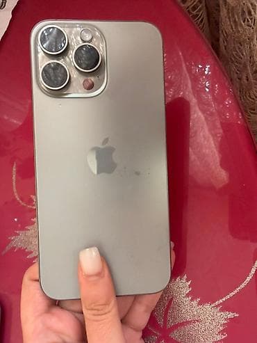 iphone 13 14: IPhone 15 Pro Max, 256 GB, Desert Titanium, Qırıq — 2
