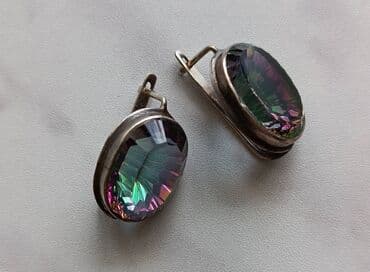 Бижутерия: Серьги, Серебро — 1