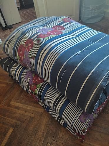 yun doşek: Əlüstü döşək – 2 ədəd - Növ: pambıq doldurmalı əlüstü döşək/futon — 2