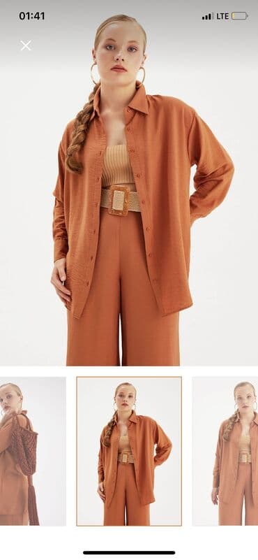 детские брючные костюмы: Ketan şalvar kofta dest 42 ölçü.sateen firması. Geyilmeyib yeni — 2