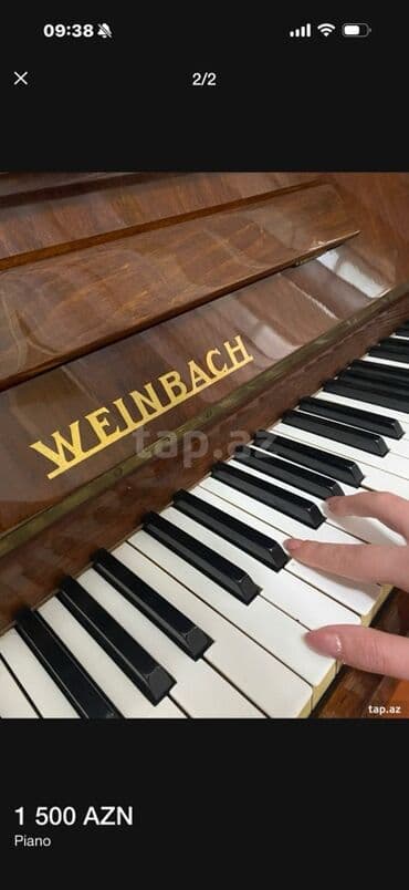 Народные музыкальные инструменты: Пианино, Weinbach, Акустический, Б/у, Самовывоз — 2