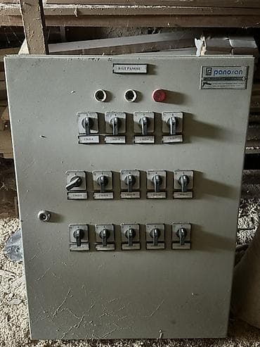 Sənaye elektrik idarəetmə və paylayıcı panel - Marka: Panosan - Üst