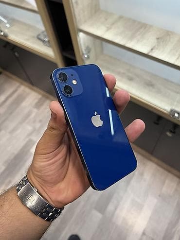 IPhone 12 mini, 64 GB, Blue Titanium, Zəmanət, Simsiz şarj, Face ID