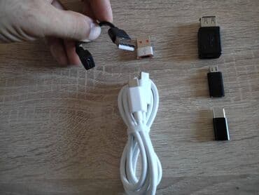 kabel 4: Müxtəlif perexodniklər, kabel və adapterlər Audio giriş 2.5 mm-dən — 2