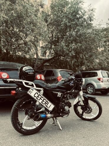 купить мопед в баку: Salam aleykum m50 satilir 110 kub,Bezproblem otur surdu motosikletin — 3