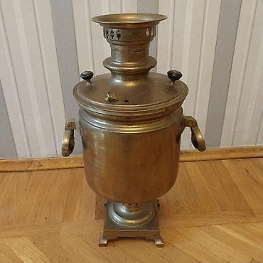 antik samovar: Qedim samovar 1825 ci ilə məxsus olan sergilərdən keçmiş üsdü medallı — 3