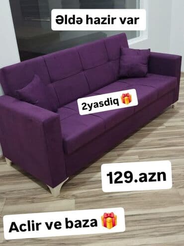 синтепоновая подушка: Di̇van-kravat, Açılan, Bazasız, Parça — 1
