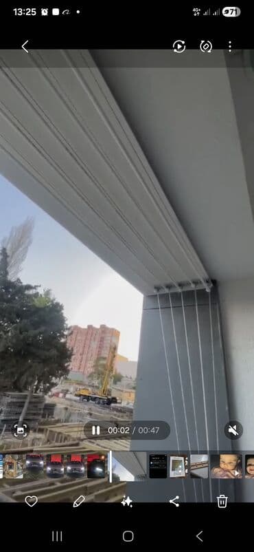 подвесной потолок: Tavan tipli paltar asqısı (şnurla idarə olunan) - Balkon, lodjiya və — 2