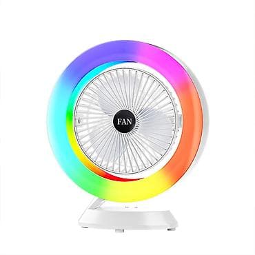 ventil: LED İşıqlı Masaüstü Sərinkeş S27 | Colorful Lighting Fan . ❄️ Sərinlik — 7