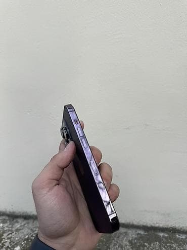 i̇phone 15 plus: IPhone 14 Pro, 256 GB, Deep Purple, Face ID — 5