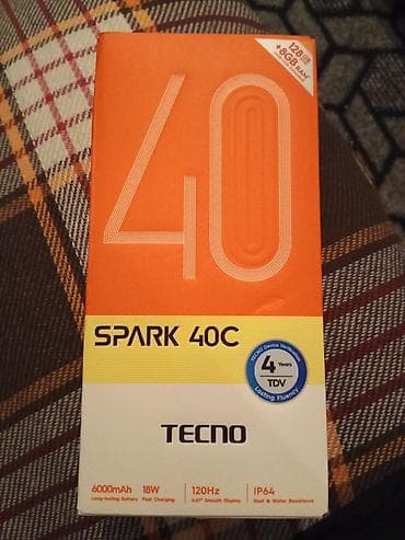 Tecno Spark 20C, 128 GB, rəng - Boz