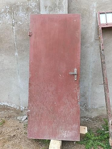 Ev və bağ: Metall qapı və qutusu (üst işıqlı) - Material: qalın metal təbəqədən — 2