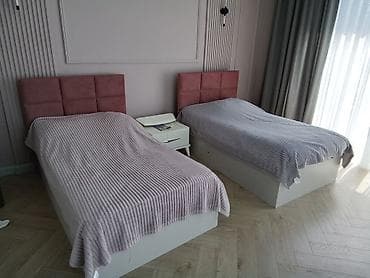 Çarpayılar: İki ədəd tək nəfərlik çarpayı dəsti. matras daxil - Ölçü: standart tək — 1