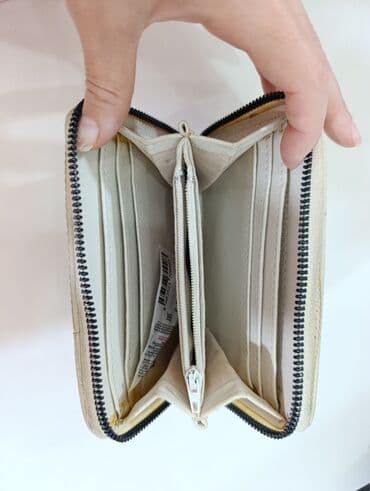 женские кошельки на молнии: Кошелек, Эко кожа, Б/у — 2