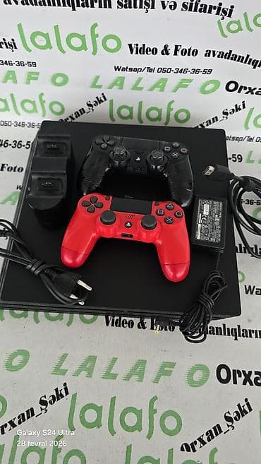playstation kirayesi: Sony PlayStation 4 Pro 1TB Daxili yaddaş ı+ 5 oyun yazılıb. gəlmədir — 5