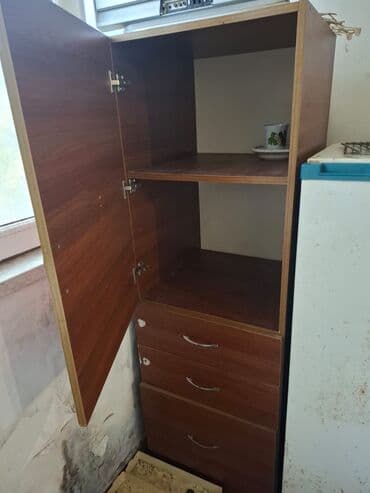 metbex dolabı: Açılan, 1 qapı Düz dolab, Mətbəx dolabı — 2