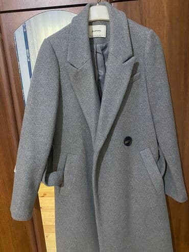 hazır hicablar: Palto, Stradivarius, S, rəng - Boz — 3