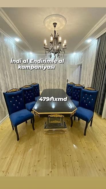 Qonaq otağı üçün, Yeni, 6 stul