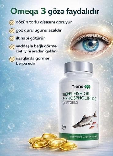Məhsul: Tiens Fish Oil & Phospholipids Softgels (balıq yağı — 2