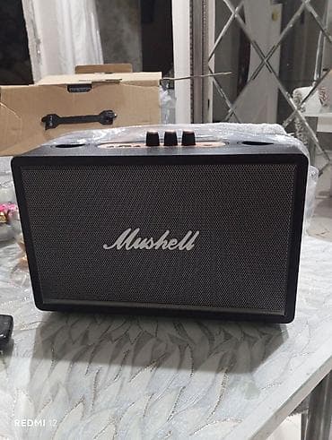 tv kalonka: Mushell daşınan Bluetooth akustik kolon - Retro dizaynlı kompakt — 1