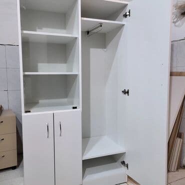 тумбочка офисная: ✅ Ofis, ev və iş üçün rəfli paltar dolabı. Laminat materialdan — 4