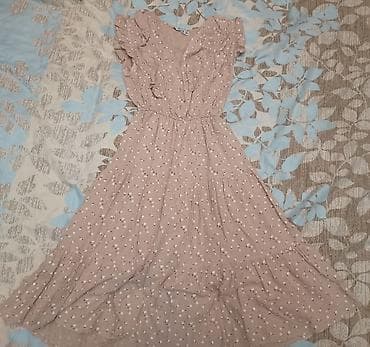 Qadın geyimləri dəsti 1) Qara-ağ naxışlı don - Uzunqol, dairəvi və — 4