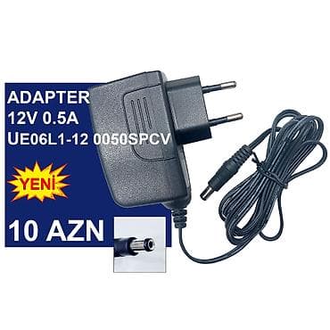 Qida blokları: Adapterlər “5/5.5/12/19/19.5V 0.5/1/2/3/4/5A” ⭐5V 1.2A TPI TSA9-050 — 9
