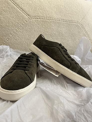 зеленые туфли: Zara KHAKI GREEN Leather Trainers

41 SİZE — 2