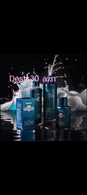 Kişi Dəsti Lacelot Seriyası Möhtəşəm Endirim Şampun 200 ml Duş Geli