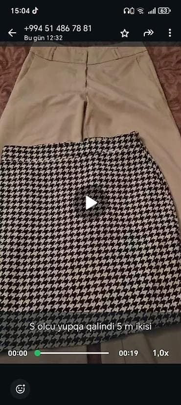 eco silim: Qadın geyim dəsti – 1 ədəd qısaqoll trikotaj kofta və 3 ədəd şalvar — 6