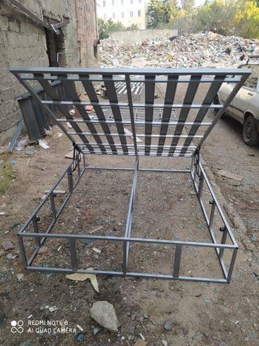 185.70.14: Новый, Двуспальная кровать, Без подьемного механизма, Без матраса, Без выдвижных ящиков, Азербайджан — 3