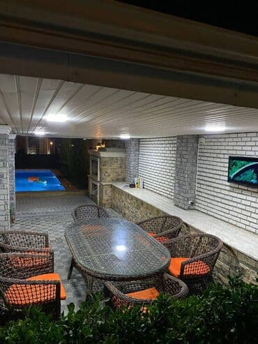 недвижимость в азербайджане купить: Баку, Мярдяканы, 200 м², 5 комнат, С бассейном, Артезианский колодец, Канализация, Комби — 12