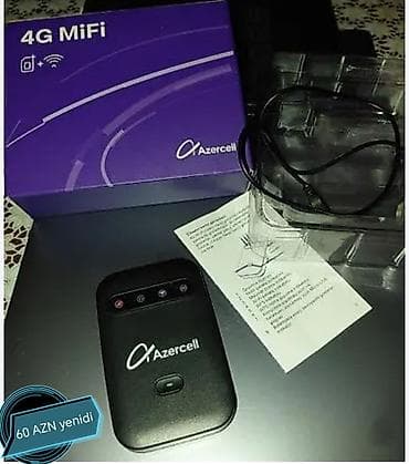 mini modem wifi: Azercell 4G MiFi portativ modem - 4G sürətli mobil internet paylaşımı — 1