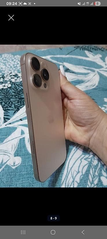 iphone 13 pro dubay: IPhone 16 Pro Max, 256 GB, Qızılı — 1