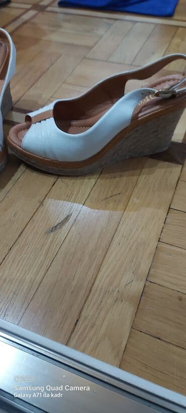 tekstil uşaq şəp şəpləri: Poppy, Ölçü: 38, rəng - Ağ, Yeni — 2