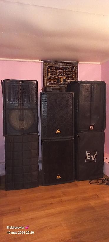 qapı dinamikleri: Elektro-Voice (EV) passiv səsgücləndirici akustik sistem - — 2